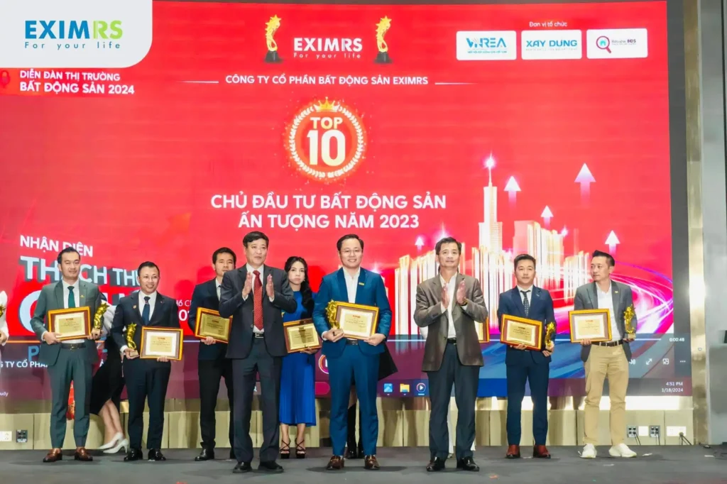 EXIMRS nằm trong top 10 chủ đầu tư ấn tượng 2023