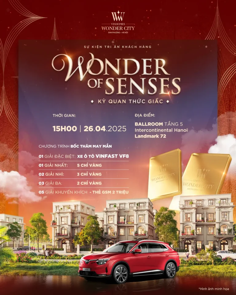Siêu sự kiện “Wonder of Senses” – Tâm điểm bùng nổ phía Tây Hà Nội