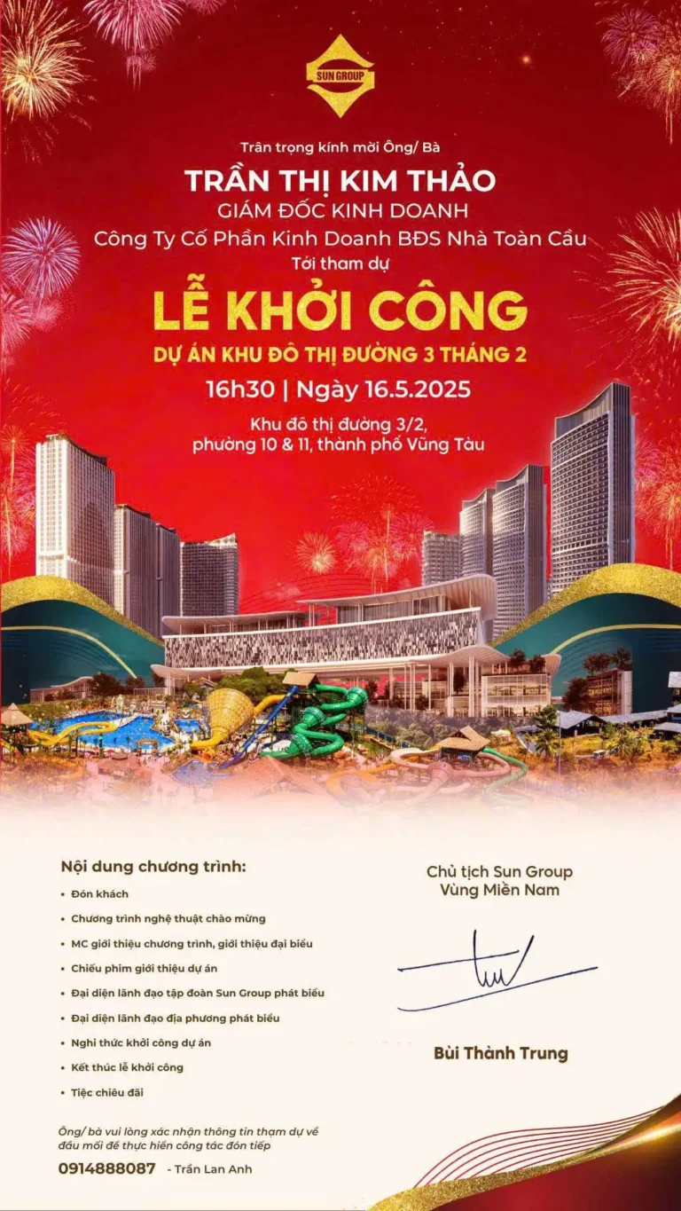 Lễ khởi công dự án Sun Group Vũng Tàu