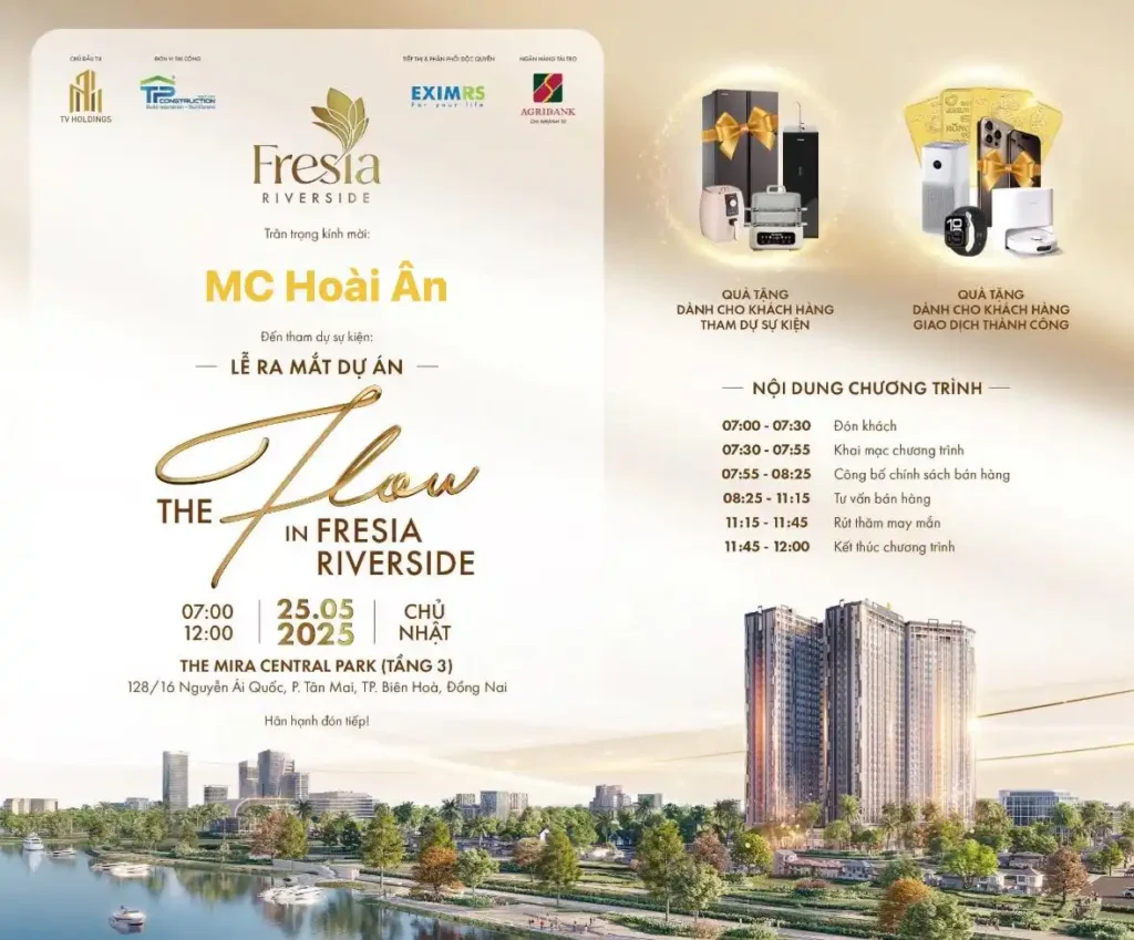 Sự kiện mở bán Fresia Riverside – The Flow in Fresia Riverside