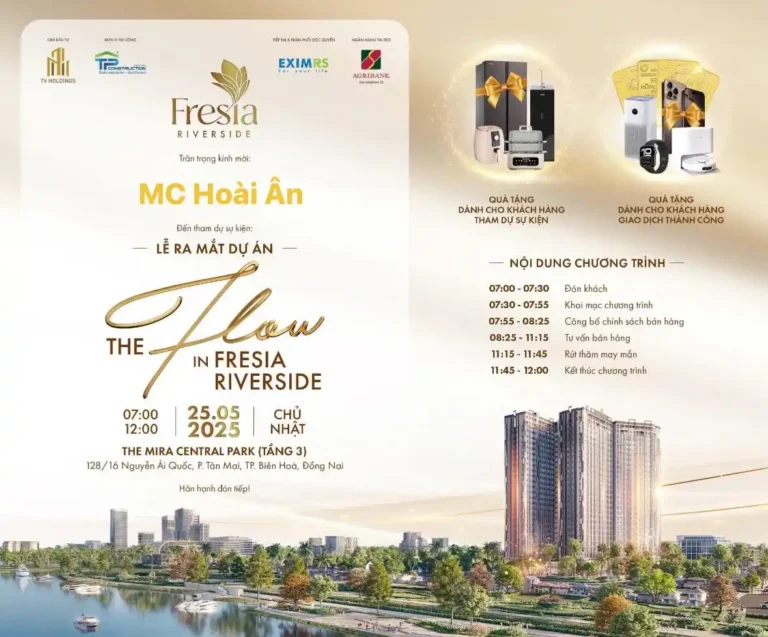 Sự kiện mở bán Fresia Riverside – The Flow in Fresia Riverside