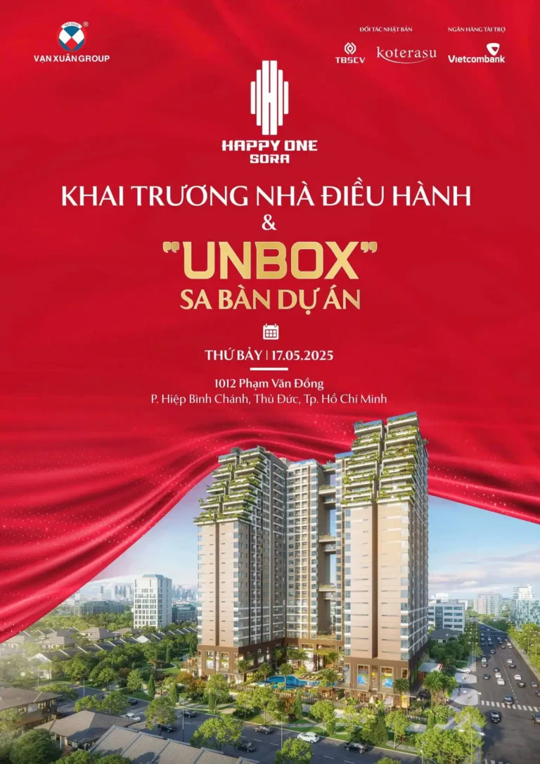Lễ khai trương nhà mẫu dự án Happy One Sora