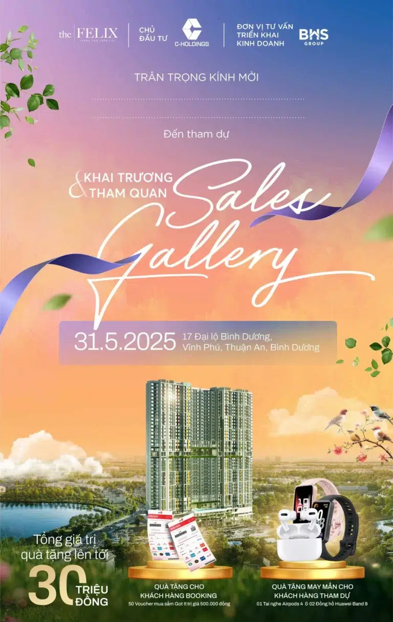 Sự kiện khai trương nhà mẫu The Felix