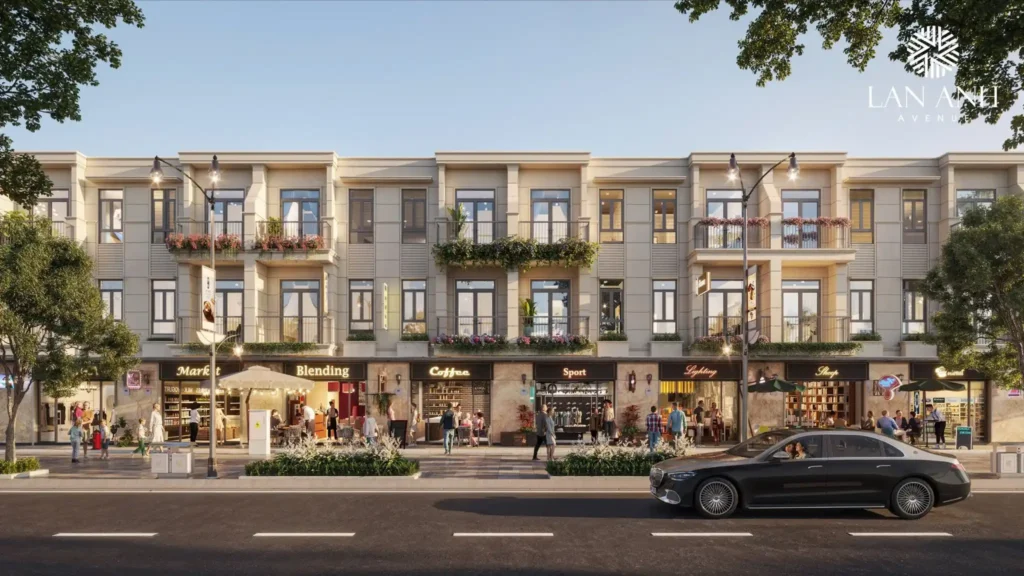 Shophouse dự án Lan Anh Avenue Tân Uyên Bình Dương