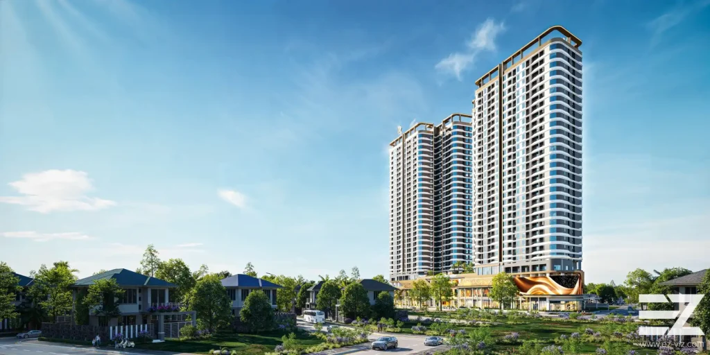 Toàn cảnh hai tòa tháp A&K Tower hiện đại và sang trọng