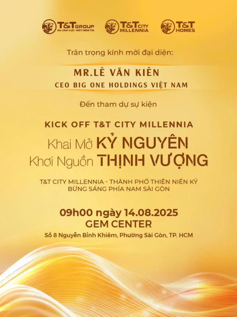 Kick off dự án T&T City Millennia – Sự kiện rực lửa quy tụ 1.200 chiến binh bứt phá