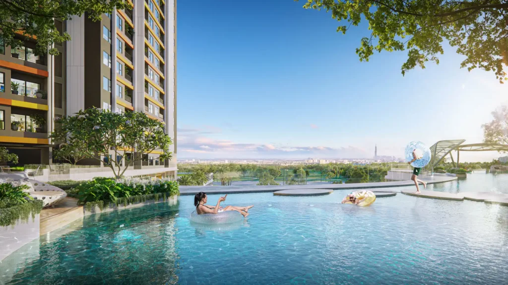Phối cảnh tiện ích hồ bơi dự án Setia Edenia