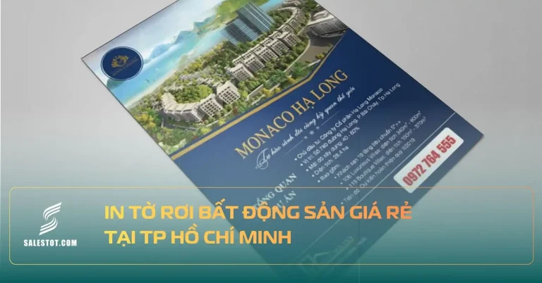 In tờ rơi bất động sản giá rẻ tại Tp Hồ Chí Minh