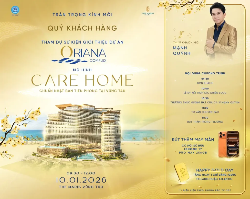 Sự kiện giới thiệu ORIANA COMPLEX - The Maris Vũng Tàu